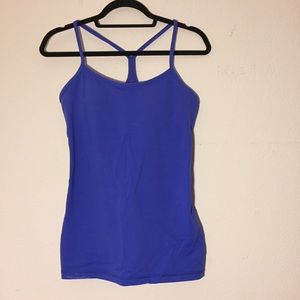 Power Y Lululemon Blue Tank